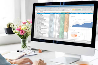 do excel data entry, copy paste, convert PDF, web research, typing, data