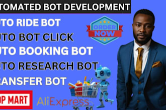 develop etsy bot, shopify bot, ebay bot, offerup bot, depop bot, amazon bot