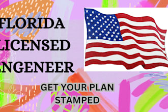 draw architectural floor plan, florida stamp, city permit, site plan, house plan