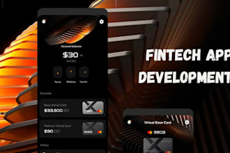 develop neobank app fintech app wallet app payment app money  transfer app
