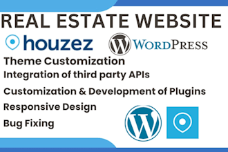 customize houzez wordpress theme and fix houzez issues