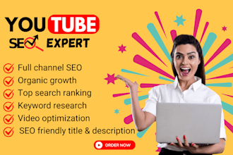 be your youtube video SEO expert for higher rankings