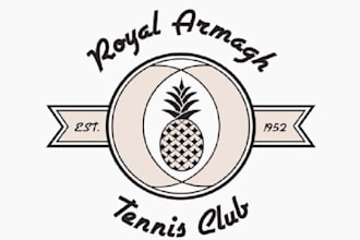 design unique social tennis club logo