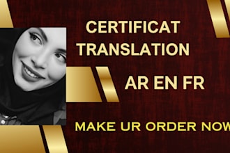 expertly translate en fr and ar manually and accurately