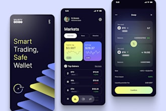 make trading app, banking app and fintech, crypto wallet app