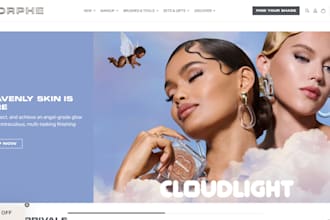 design luxury skincare shopify website beauty store cosmetic dropshipping