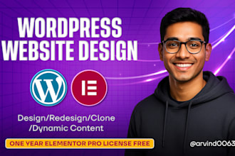 design a professional dynamic wordpress website