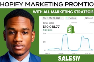 boost shopify sales marketing promotion product seo facebook tiktok shop ads