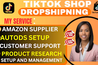 setup tiktok shop tiktok dropshipping tiktok marketing and tiktok manager