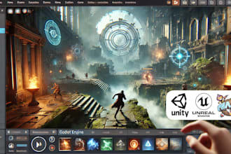 build unity app unity game development 2d,3d multiplayer ai game for android ios