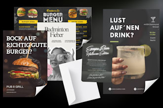 create custom flyer designs for promotions and marketing