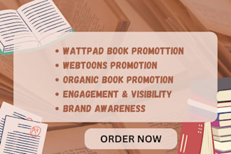 read and comment on your wattpad story and other platform, webtoon promotion
