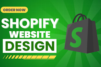 design a professional business website on shopify no ecommerce