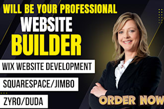 create wix squarespace jimdo duda zyro website development design redesign