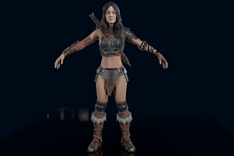 ue5 optimize 3d character, 4k armour, realistic texture, clean uv map, ue5 rig