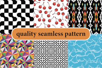 make a high quality pattern, textile pattern, fabric design