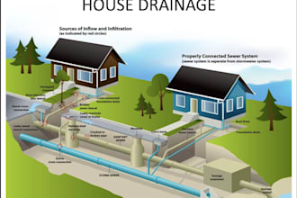 design a grading and drainage plan with pe stamp and sign for city permit