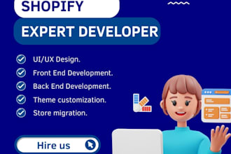 do shopify store design, revamp, shopify liquid custom code, shopify bug fix,