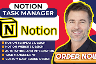 design and redesign notion website and be your notion crm expert