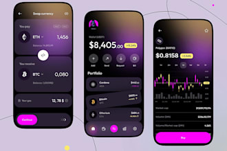 develop stock trading app, crypto trading app and exchange website