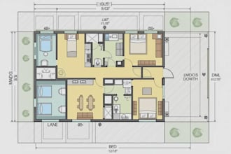 draft construction framing plans plumbing mep blueprints foundation city permit