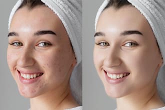 do natural photo editing and professional skin retouching