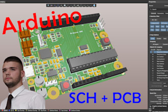 design custom arduino based circuits and pcb layouts