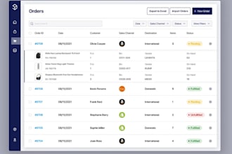 develop ai inventory management app, stock tracking app, supply chain app