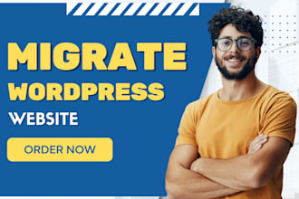 migrate, transfer, backup, move wordpress website in 1 hour