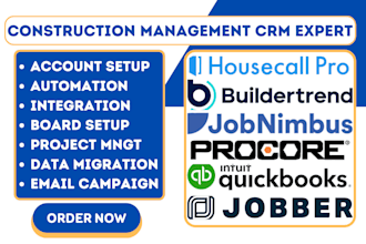 do housecall pro automation jobnimbus jobber buildertrend quickbooks integration