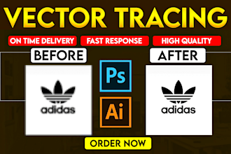 design remake, modify, manualy vectorize, and enhance, png, jpeg image or logo