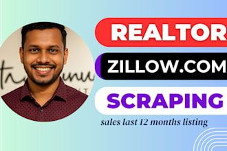 scrape zillow for realtor email leads, fast scraping