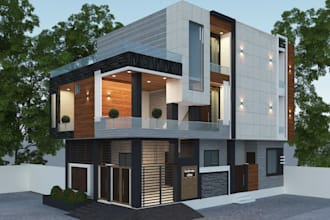 remodel 3d breach landscape,interior architecture villa rendering,exterior revit