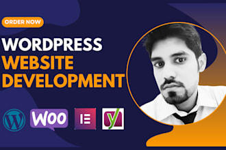 develop a professional wordpress website design or create blog with SEO