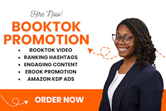 do booktok video promotion, tiktok video ads amazon kdp ads ebook marketing