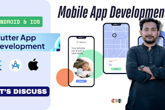 develop high performance mobile apps with flutter, android and ios, UI UX design