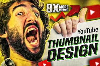 do viral youtube thumbnail design for high CTR and views
