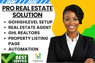 do gohighlevel real estate agent ghl realtors property listing page automation