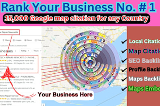 do 18000 google map citations to improve gmb ranking and local SEO