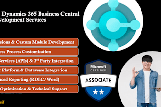 do all tasks related to dynamics 365 business central dev