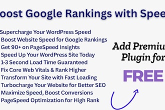 optimize wordpress speed, fix core web vitals, and boost pagespeed insight