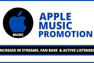 do organic music promotion on apple music and spotify, apple music promotion