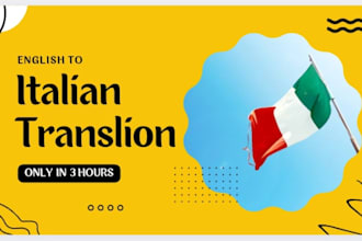 provide professional english to italian and italian to english translation