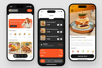 develop custom pizza on demand delivery app, food delivery app