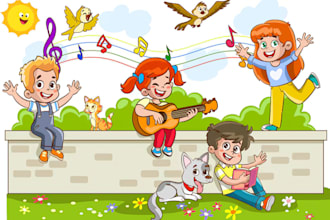 produce kids song, children songs, kids music, children music, lullaby music