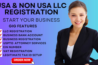 register USA llc and UK ltd company formation and ein number