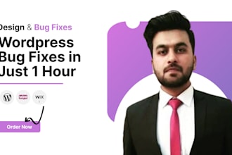 fix wordpress issues, html css responsive issues, woocommerce fix whitin 1 hour