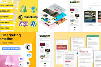 do mailchimp klaviyo setup, email automation, and campaign optimization