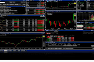 design premium interactive trading dashboard UI UX for exchange and brokers