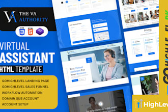 be your gohighlevel virtual assistant clone ghl website workflow automationsales